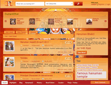 Tablet Screenshot of hanumanbhakti.com